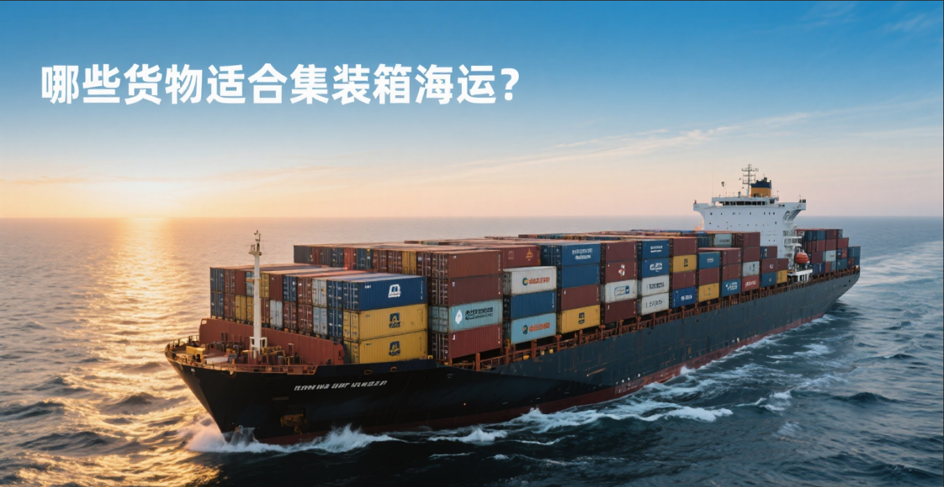 哪些货物适合集装箱海运？